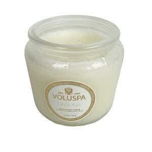 Voluspa Laguna Petite Jar Candle 4.5 Oz Vanilla Coconut NO LID